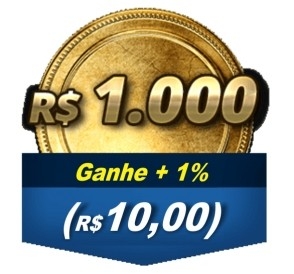 B - CRÉDITO 1.010 REAIS - PAGUE 1000 GANHE 10,00 EM CRÉDITO