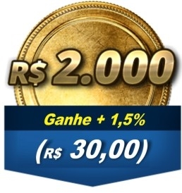 C - CRÉDITO 2.030 REAIS - PAGUE 2000 GANHE 30,00 EM CRÉDITO
