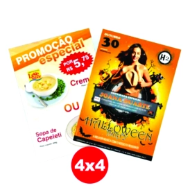 CARTAZES | RECICLATO 90G | 30x42 | SEM VERNIZ | 4X4